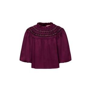 NEW MARY GEORGE women's sarah top in beetroot
